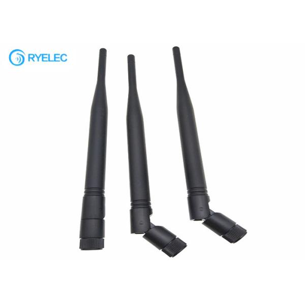 Sma Male Connector Foldable 4g Lte Indoor Antenna SMA Rubber Rod 200mm Height