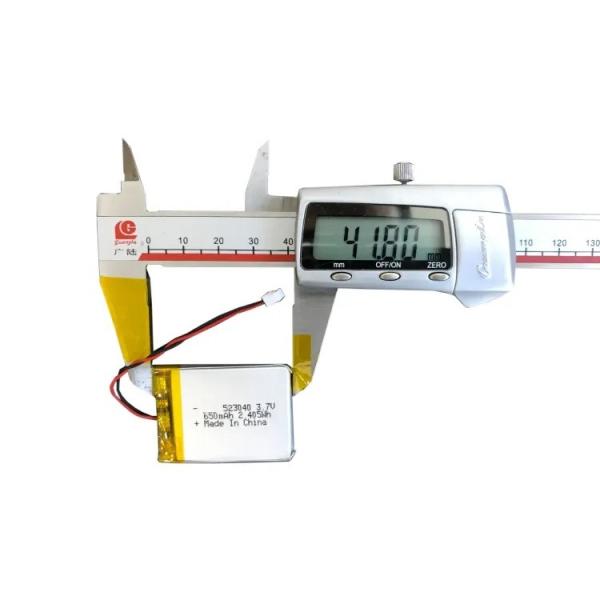 3.7V 650mAh 500times Rechargeable Li Polymer Battery for Sweeping Robot