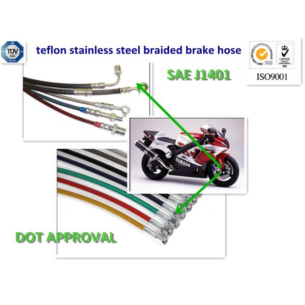 / PTFE flexible stainless steel braided brake hose