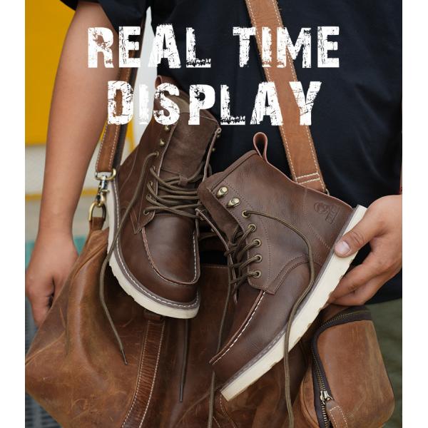 Brown Cowhide Rubber Sole Security Safety Boots Steel Toe Anti Smashing Kevlar Anti Proof Work