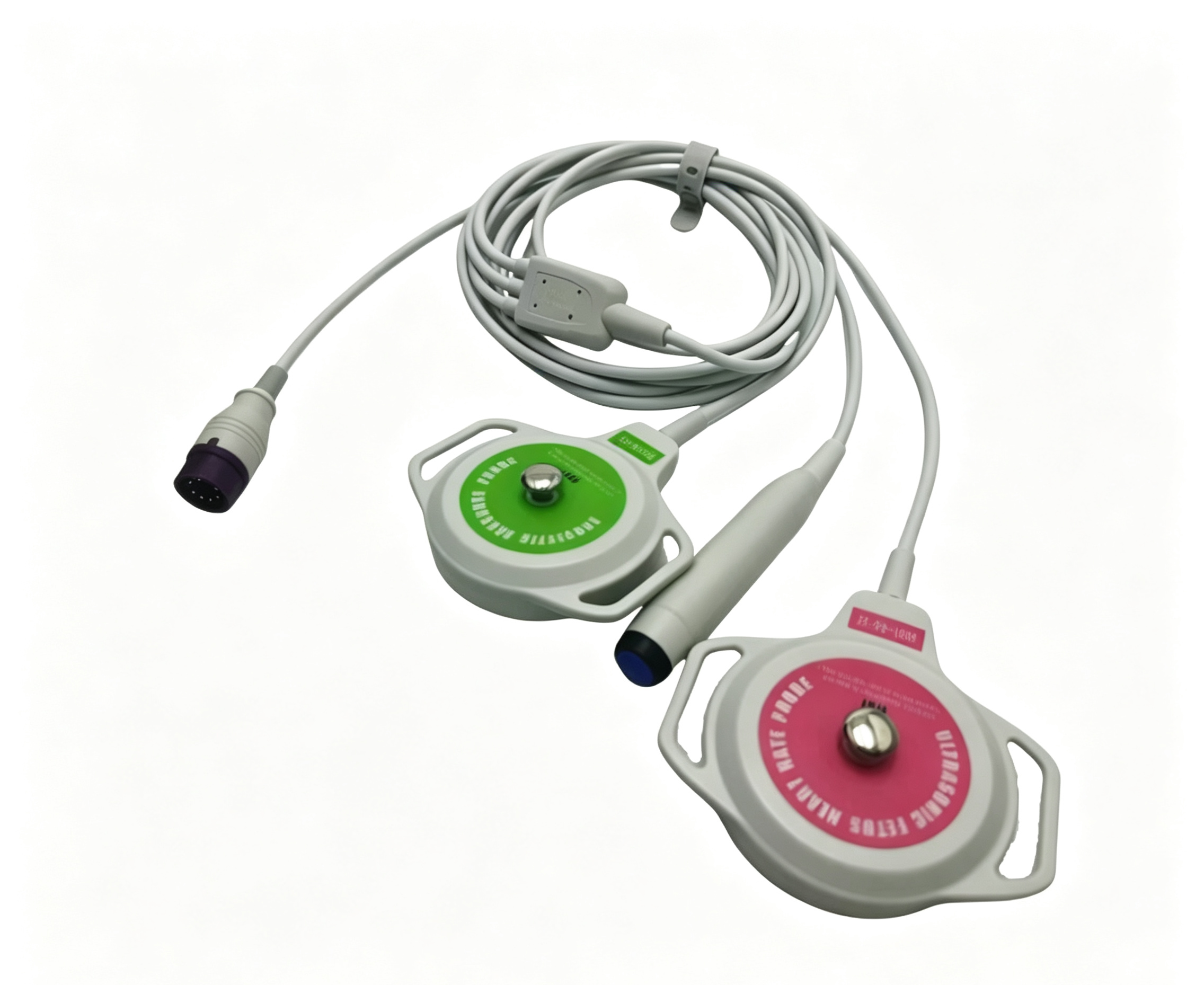2.5m Fetal Monitor Transducer Ultrasound TOCO Transducer Probe Medical Compatible Hwatime