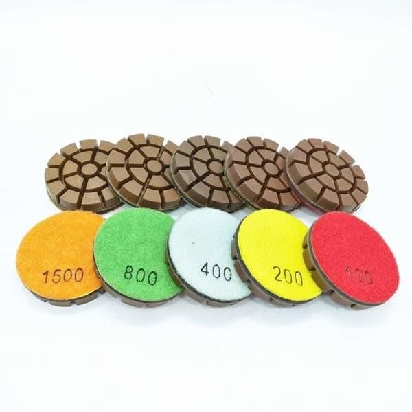 Diamond Resin Floor Polishing Pads 3 Inch Concrete Buffing Pads
