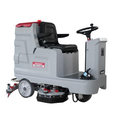Rideable Warehouse Floor Sweeper Scrubber High Powered For Outdoor