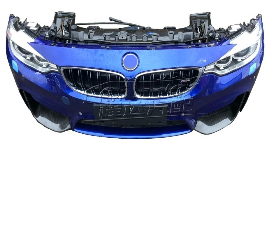 Classic M3M4F80F82F83Lci Front Face Front Bumper Surrounds Front Mouth Assembly Air Intake Grille Tuyere Chrome Black for Bmw