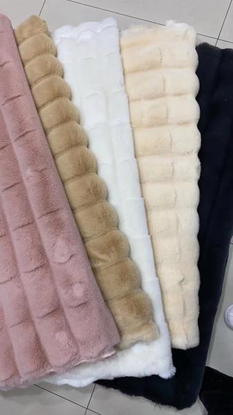 FAUX Danish mink colorful wool Static-free Anti-microbial UV harms protection for Fashion Dress color fastness>4