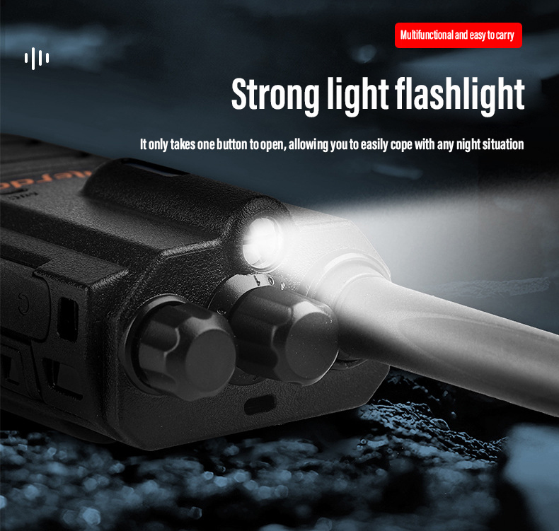 Chierda CD-106 Special Subaudio Frequency Hopping Strong Penetration Anti-magnetic Horn Anti-interference Walkie Talkie Two Way Radio