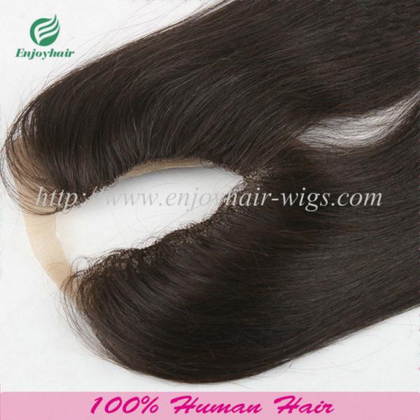 U-part Lace top closure 4''x4''malaysian virgin hair natural color 10''-24''L straighthair