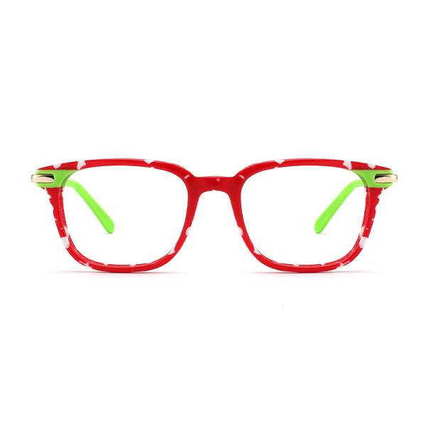 CE certification Children Eye Glasses Lightweight , Square Acetate Glasses Frame
