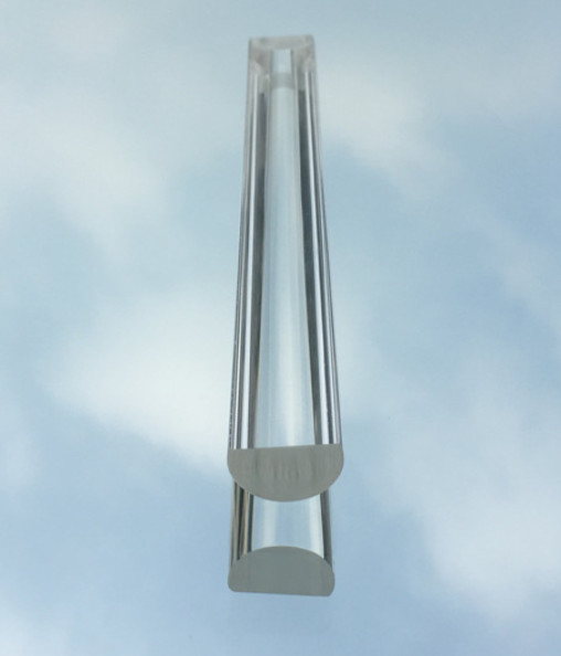 K9 Optical Glass Semi-Cylindrical Light Guide Rod
