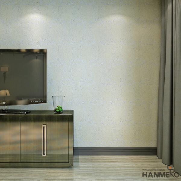 Yellow 0.53*10m/Roll Home Decor Plant Fiber Particle Wallpaper in Wholesale Rate