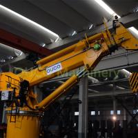 Crescimento telescópico 15M Marine Deck Crane do telhado 8T de CCS