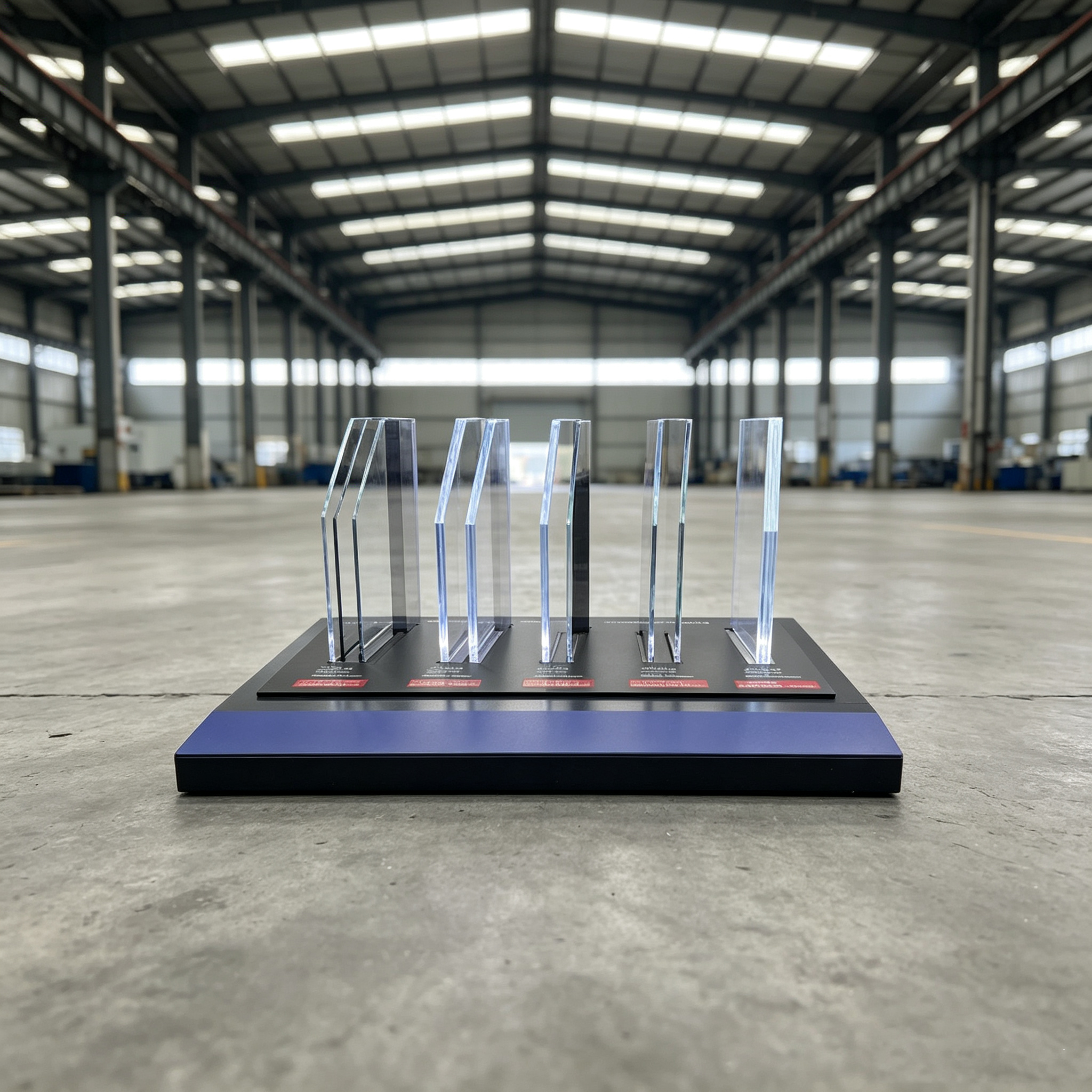 Insulated Glass Structure and Fabrication Display Unit Glass Construction Showcase Glass Craft Exhibition Panel IGU Display Unit