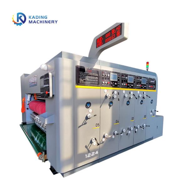 Flexographic Carton Box Die Cutting Machine Of Water Based Ink Printer