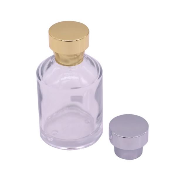 Zamak Zamac Material Silver Perfume Bottle Caps / Glass Bottle Perfume Spray Caps