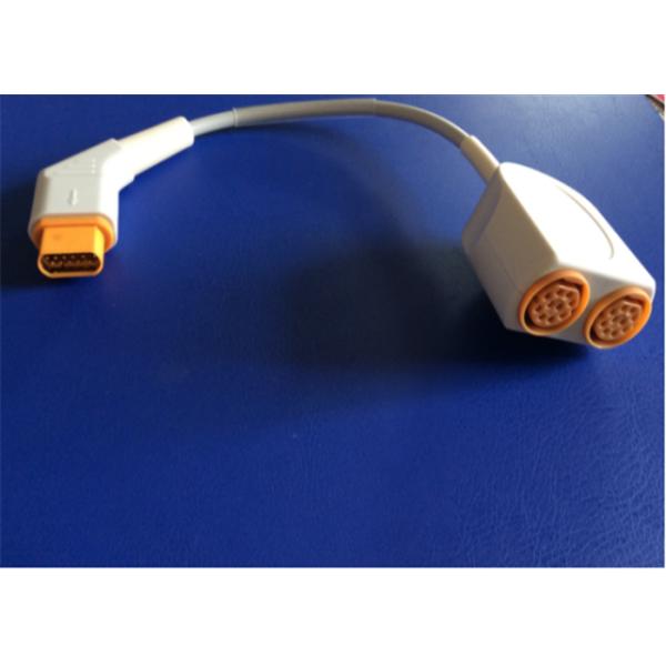 Cabo duplo do transdutor da pressão sanguínea de Siemens Drager, 16 cabo do transdutor do Pin IBP