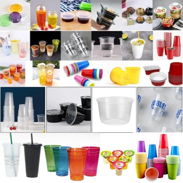 Fully automatic Plastic Teacup Thermoforming Machine