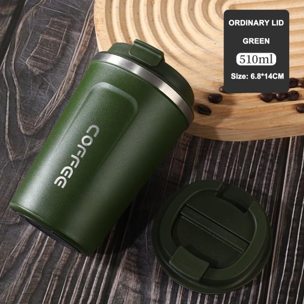 Portable 304 de acero inoxidable BPA libre Thermos Copo Mantener caliente y fresco Reutilizable 500ml