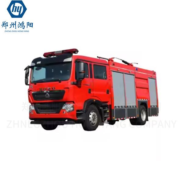 Euro 3- Euro 6 Powerful Fire Truck With High-Capacity Pump System For Fire Fighting