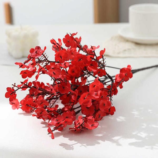 Home Decoration, Artificial Flowers, Silk Fabric, Plants, Wedding Decoration Flowers Table Flower Arrangement