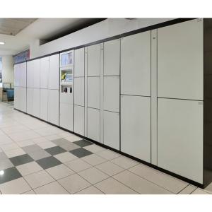 Умный депозит хранения шкафчика багажа библиотеки на открытом воздухе с большим экраном касания