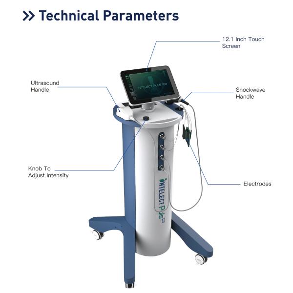 3 in 1 Shockwave Ultrasound Electrotherapy Physiotherapy Shockwave Therapy Machine