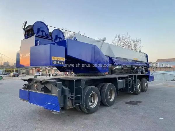 Make TADANO GT550-E 50Ton 55Ton Overhead Crane Japan Used Mobile Truck Hydraulic Crane