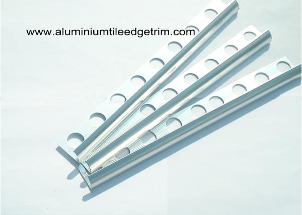 Elegant Metal Chrome Tile Outside Corner Trim For Ceramic Tile Protection