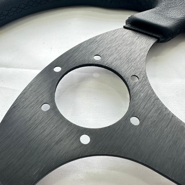 Universal 330mm Black Microfiber Leather Racing Steering Wheels 6x70mm PCD for Drift & Track Cars