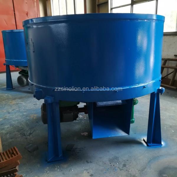 Professional wheel grinding mixer for precise mixing of raw material and binder