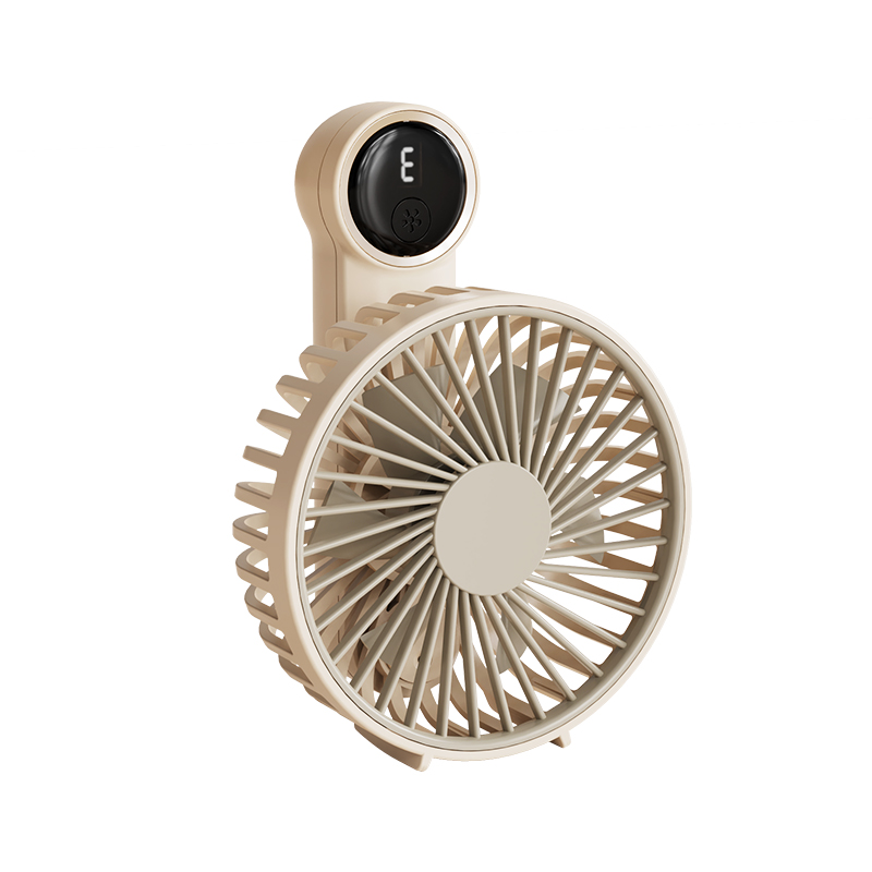 Wholesale Customized Digital Display Portable Mini Charging Fan Air Cooling Fan Handheld 3 Speed Mini Hand Fan With LOGO