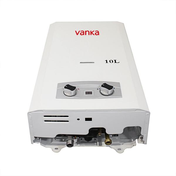 High Efficiency Tankless Natural Gas Hot Water Heater 2KW Exhausted Pipes Safety Device