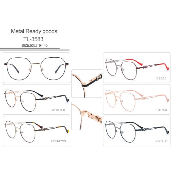 Eyeglasses оправы нержавеющей стали оптические половинные вокруг рамок зрелища