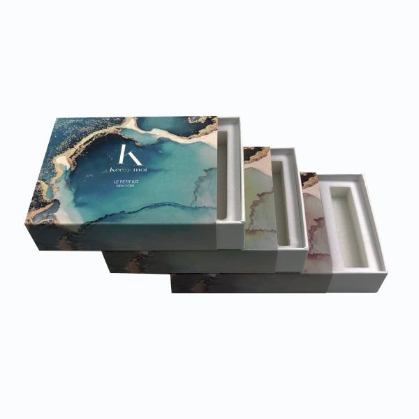 Industrial Craft Sliding Drawer Gift Boxes Paper Lipstick Lip Balm Packaging Boxes