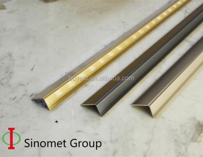 Angle Aluminum Tile Trim  90 Degree Tile Trim For Corner Protection