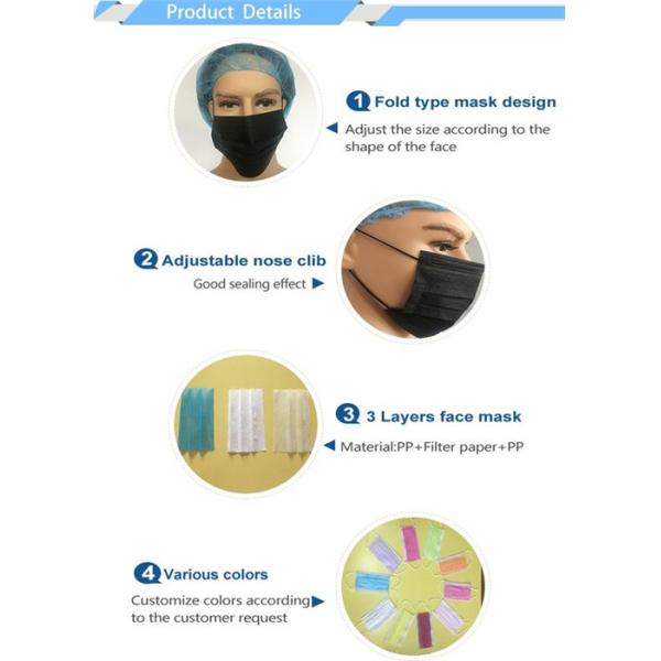 Не сплетенный грипп устранимого лицевого щитка гермошлема Эарлооп анти- для пользы фармации лаборатории