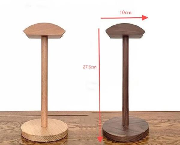Wooden Headset Holder. Storage and  Gaming Stand. Anti-Slip with Solid Base. Earphone Accessories