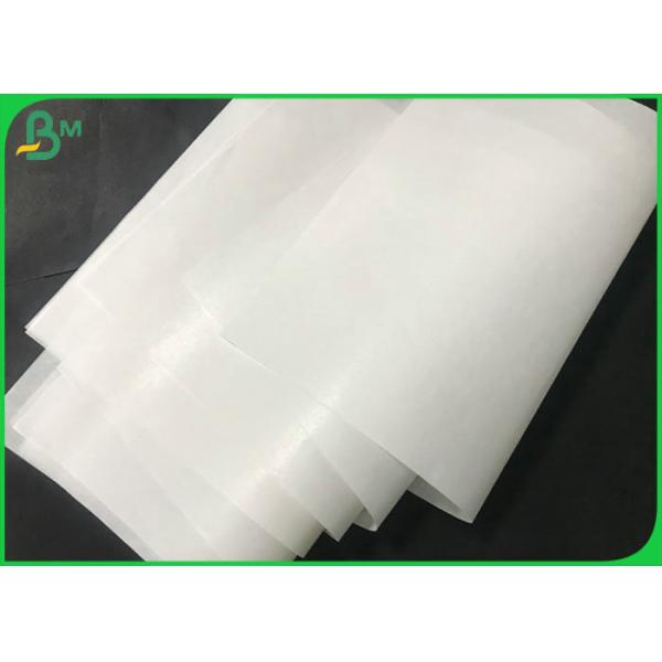 Single Side Gloss Mg Paper 30G To 60G White Bleached Kraft Paper Reel 90cm