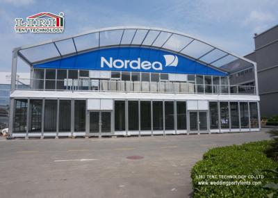 Barracas exteriores da forma de alumínio do arco grandes para a plataforma gêmea dos casamentos com parede contínua