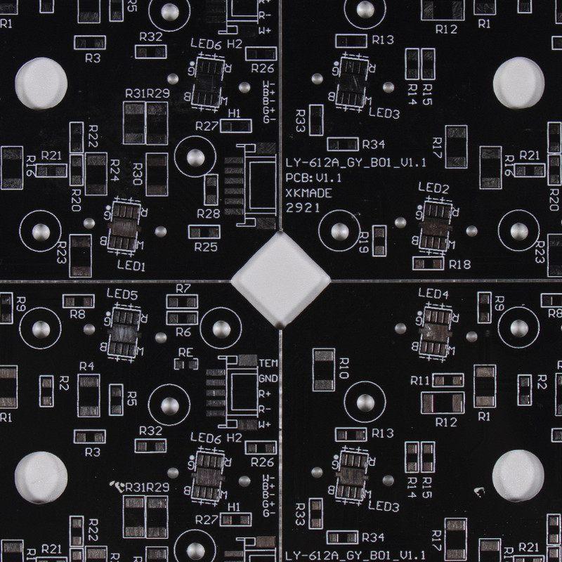 Обслуживания собрания Pcb быстрых прототипов Pcb поворота одетые одиночные, который встали на сторону PCB СИД алюминиевого