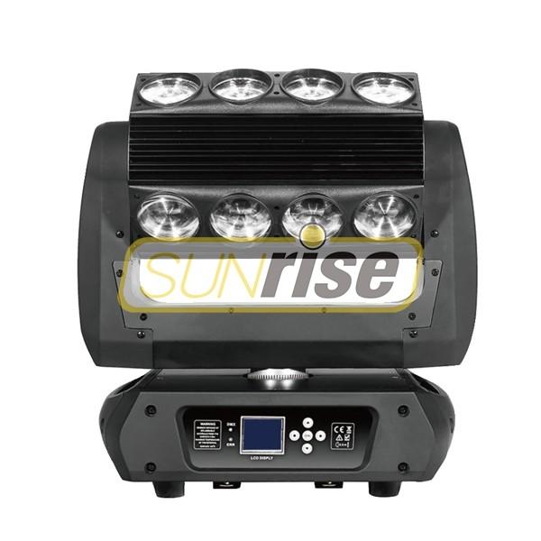 100W Spider Led Moving Head Lighting , Cool White Quad Led Mini Moving Head Light