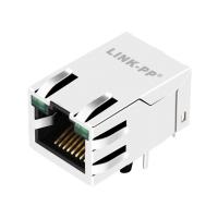 0875-1G1T-P2 o único 10/100BASE-T jaque modular portuário rj45 6 PIN Tab Up Green /Green conduziu