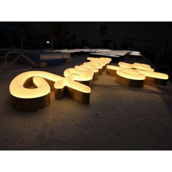 Acrylic Aluminium Neon Channel Letter Signs Red 3 Years Warranty