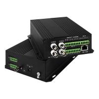 4 ports AV équilibré Audio Ethernet Convertisseur multimédia vidéo DC5V ST Fibre
