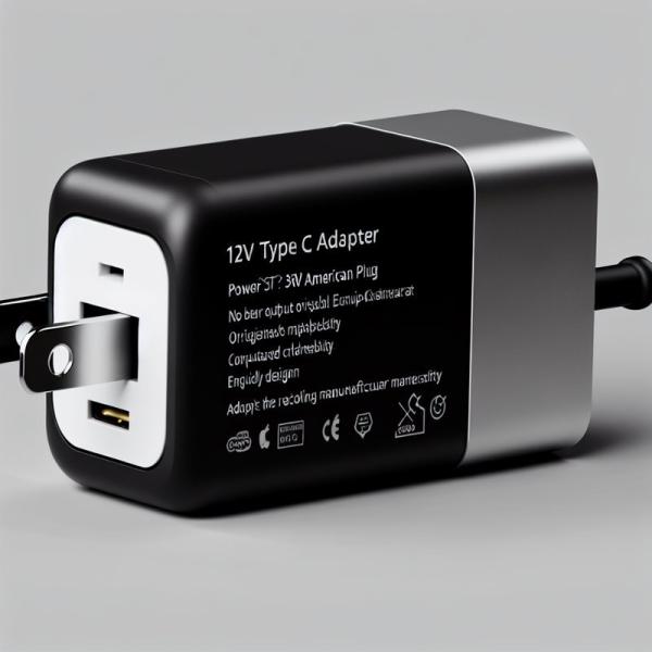 12V 3A Type C Power Adapter 36W USB-C Charger with Global Input