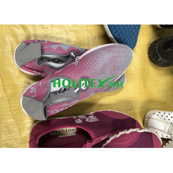 Women Clean Used Canvas Shoes , First Grade Second Hand Clothes Shoes