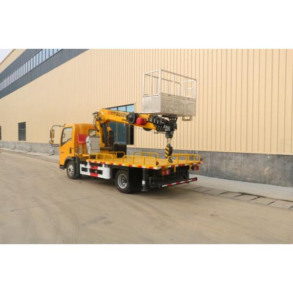 Horsepower 150hp Second-hand Boutique Howo 16m-30m Aerial Work Truck with Truck Crane