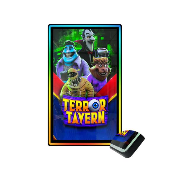 300cd/m2 32inch Gaming Pcap Touch Screen Led Lights Ring For Vertical Gaming Monitor