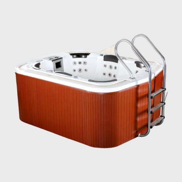 Baños calientes al aire libre con jacuzzi 60 x 30 Whirlpool Blanco Ecológico