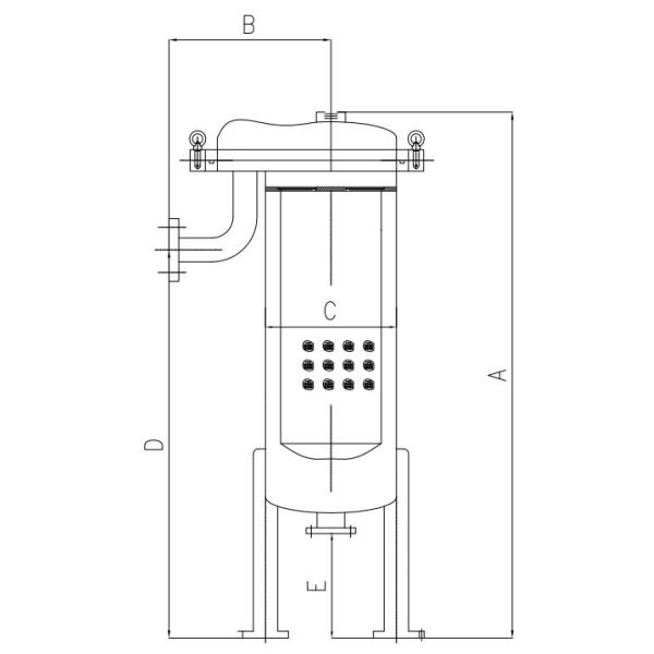 el espejo multi del filtro de bolso de agua de la junta de 316L PTFE pulió la vivienda