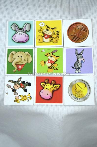Cartoon Educational Custom Card Printing Kids Paper Card Printing